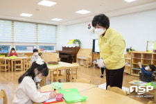 강은희 대구시교육감, 유치원 긴급돌봄 현장 방문