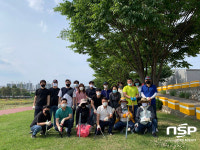 경산시 총무과, 남천강변 환경정화활동 전개