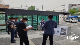 순천시 공무원 및 시내버스 관계자, 포항시 도심환승센터 벤치마킹