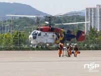 광양소방서, 광양항 해역 긴급구조체계 구축을 위한 합동 인명구조 훈련 실시