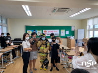 광양소방서, 옥룡초등학교 미래소방관 직업체험 교실 운영