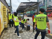 평택시 안중출장소, 주말도 잊은 채 방역 구슬땀