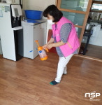 구미시, 코로나19 예방 위해 노인여가복지시설 방역 총력