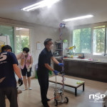 신광양라이온스클럽, 광영동·옥곡면 경로당 방역 봉사 실시