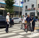 문경署 점촌파출소, 전통시장 주변 교통사고 예방활동 펼쳐