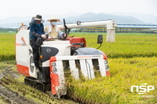 구미시,  2020년 첫 벼베기 실시