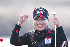 LF 헤지스골프, 후원 이소미 선수 첫 우승 기념 이벤트 진행