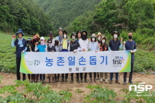 봉화군 소천면, 농촌일손돕기 나서