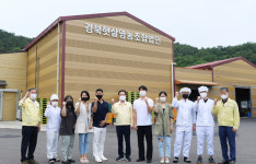 최기문 영천시장, 농식품 청년CEO 가공업체 현장 방문