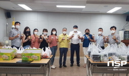 광양 중마동주민자치위원회, 경로당 위문 방문 & 주민센터 직원 격려
