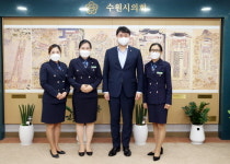 조석환 수원시의장, 수원시 녹색어머니회와 교통사고 예방 모색