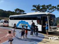 대한체육회 스포츠버스, 신안군 비금초를 가다