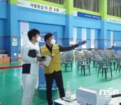 한국환경문화사랑, 백신예방접종 자원봉사 나서