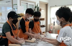 광양 옥룡면 남정체험농장, 아이들이 만든 빵 지역민 전달