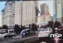 [영상]HDC현대산업개발, ‘광주화정 아이파크’ 테라스 도미노처럼 무너져 내려