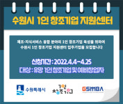 수원시, 1인 창조기업 지원센터 입주 기업 모집