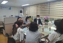 김정호 경기도의원, 철산 주공10·11단지 학생들 안전확보 정담회 가져