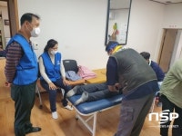휴먼사랑봉사단, 광양 광영동 당산마을 경로당 봉사활동