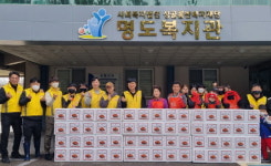 목포시 MSY봉사회, 명도복지관에서 사랑의 김치 나눔