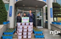 광양 중마동 윤은자 통장, 경로당 35개소에 무김치 후원