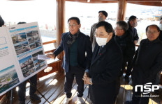 주낙영 경주시장, 연동항 어촌뉴딜 300사업 현장 점검 나서