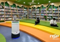 장성군, 군립 중앙도서관에 인공지능 방역로봇 도입 눈길