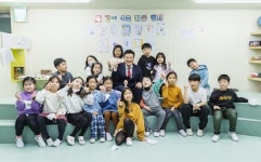김태우 강서구청장, 우리동네키움센터 아동들에 특별한 관심 보여