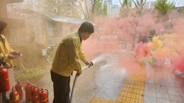 서울시 강서구, 가양동 별관서 소방 훈련 실시