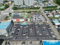 광양시, 중마시장 주차장 320면 확대 새단장.. 이용객 불편해소