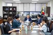 최동철 강서구의회 의장, 강서구청·강서경찰서와 협업 간담회 개회