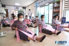 청송군보건의료원, ‘으라차차 경로당’ 근력강화교실 운영