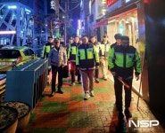 광양경찰, 광영파출소·자율방범대와 함께 참여·정성치안 박차