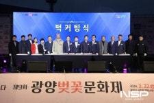 제9회 광양벚꽃문화제, 연분홍 봄기운을 만끽하기 위한 상춘객 발길 이어져