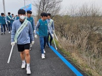 김포FC, 하천 정화 캠페인 ‘1사 1하천 만들기 운동’ 동참