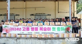고흥군, 노지산 햇복숭아 본격 출하... 고흥몰 할인행사 인기