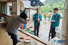 영양군, 폭우피해 가구 복구 지원