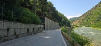 봉화군, 석포진입도로 낙석구간 통행 재개