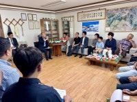 이영희 경기도의원, 모현읍 오산리 국도43호선 보도육교 설치 민원현장 방문