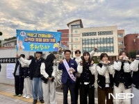 김태균 전남도의장, 광양 백운고등학교에서 수험생 응원·격려