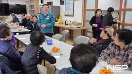 김재천 완주군부의장, 관내 경로당 71개소 순회 방문