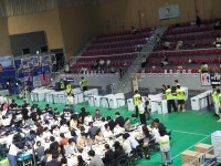 [6.3지방선거] 용인실내체육관서 개표 순조롭게 진행