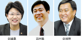 한나라 이혜훈·김선동·이성헌 공천안정권