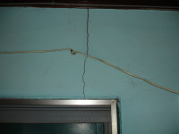 [포토] 밀양, 주택 곳곳 균열