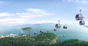 국내최초 여수해상 케이블카 사업 순조