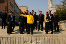 강운태 시장, 북구 하백초교 현장방문