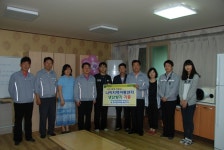 월성원자력 제2발전소 노사,나아지역 아동센터에 냉난방기 기증