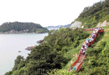 영광 백수해안도로 목책데크 산책로 건강걷기