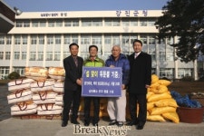 강진군 남미륵사 법흥스님, 설맞이 온정 전달