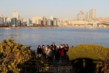 [포토] 동백섬과 해운대해수욕장