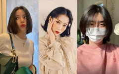 손민수 각! 단발로 자른 셀럽들의 헤어스타일링 법